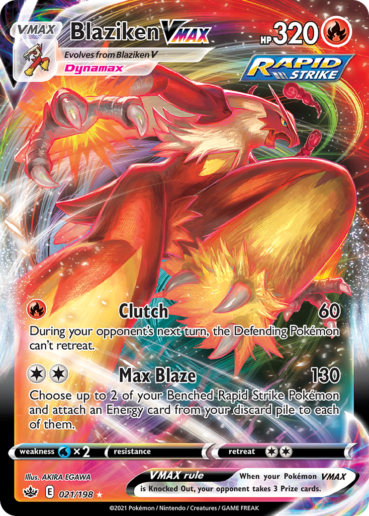 Blaziken VMAX Chilling Reign 21