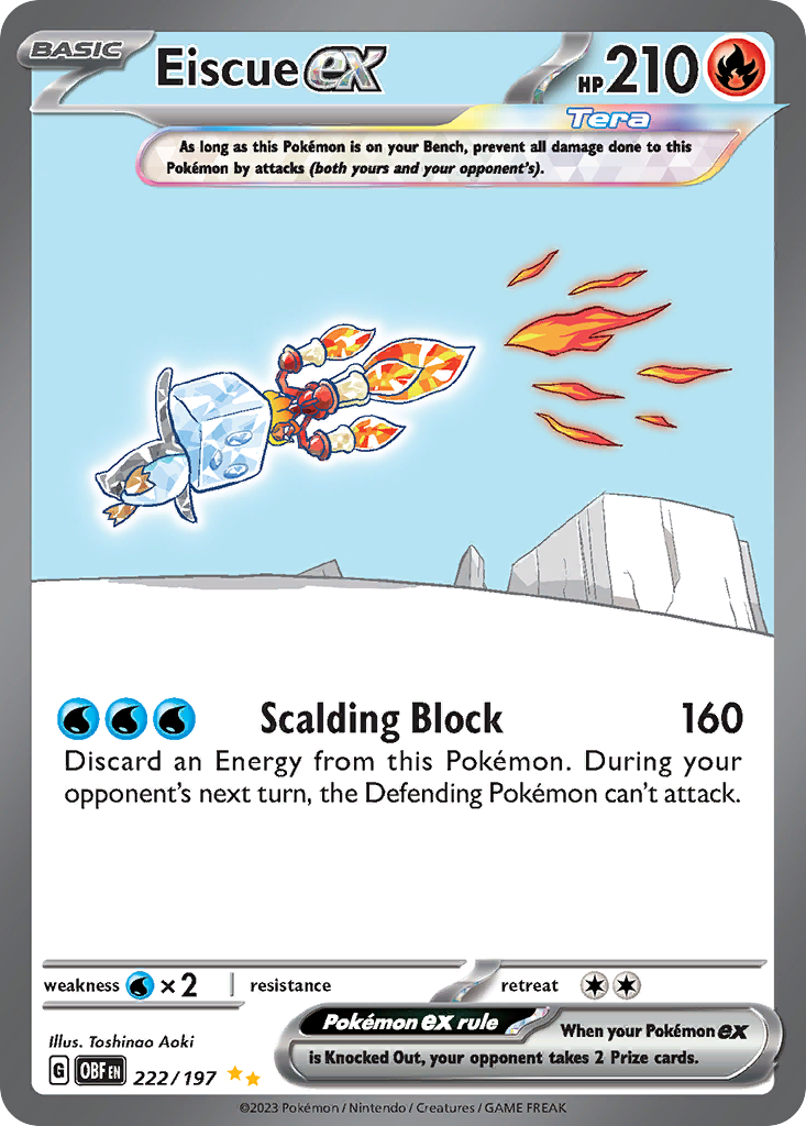 Eiscue ex Obsidian Flames 222
