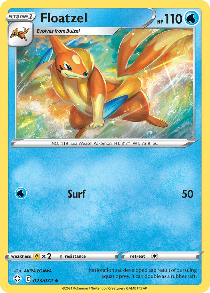 Floatzel Shining Fates 23