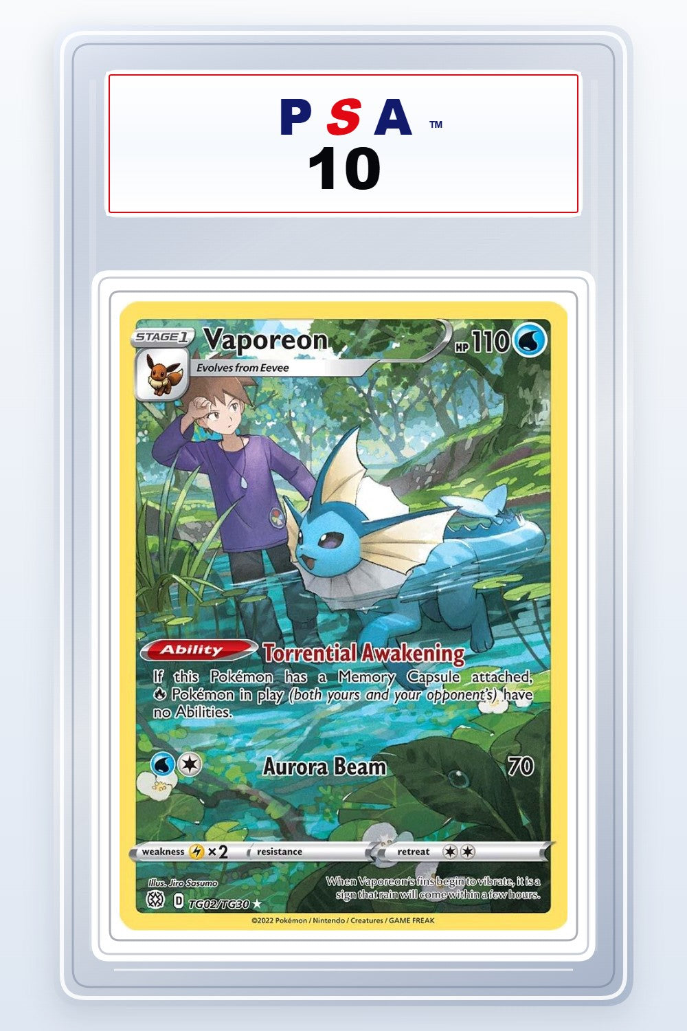 Vaporeon #TG02 PSA 10