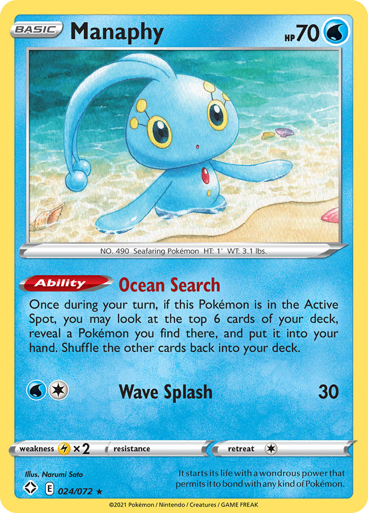 Manaphy Shining Fates 24
