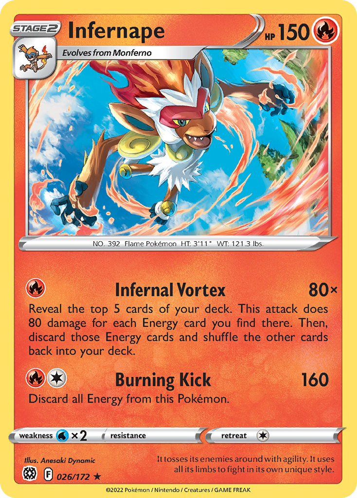 Infernape Brilliant Stars 26