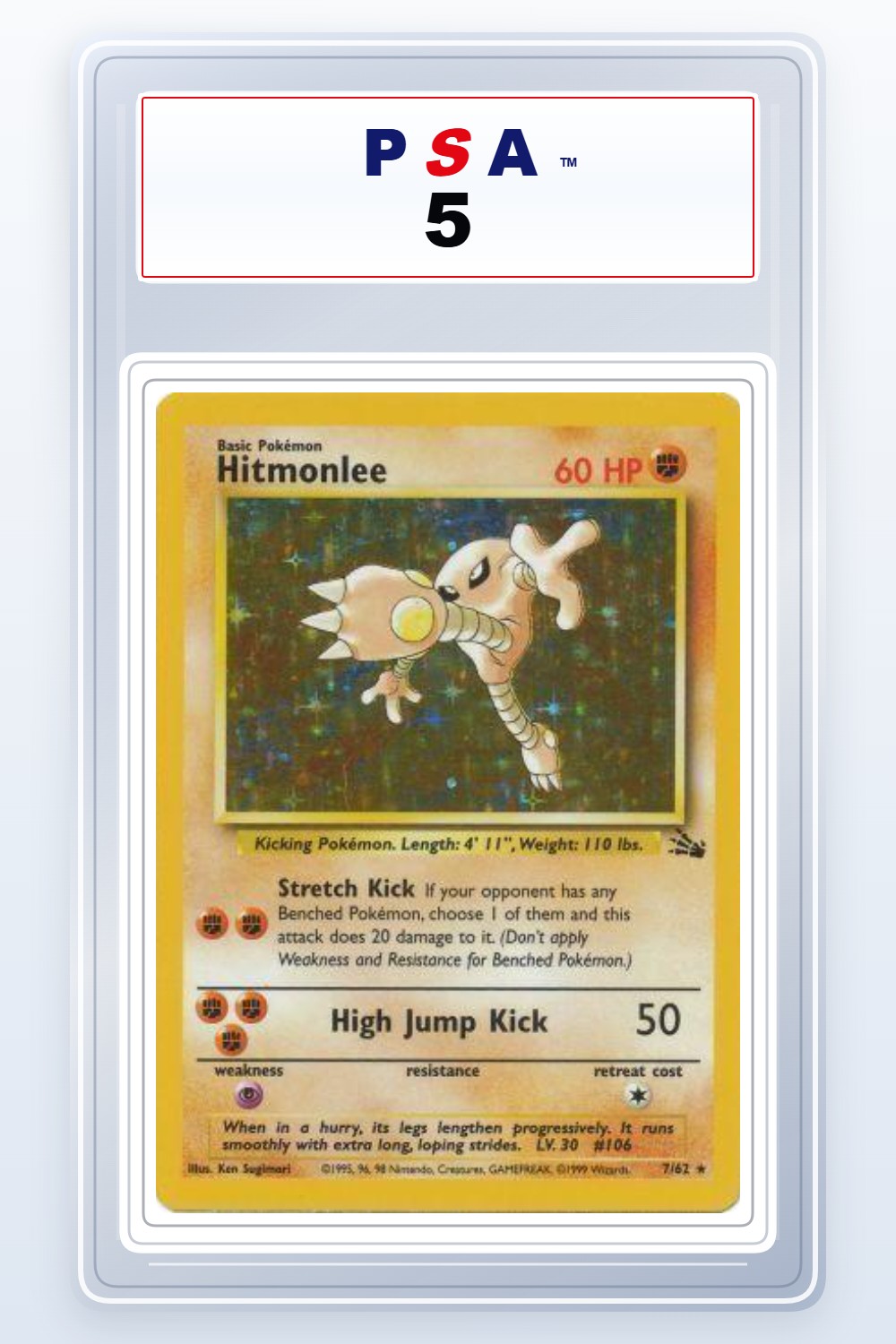 Hitmonlee #7 PSA 5