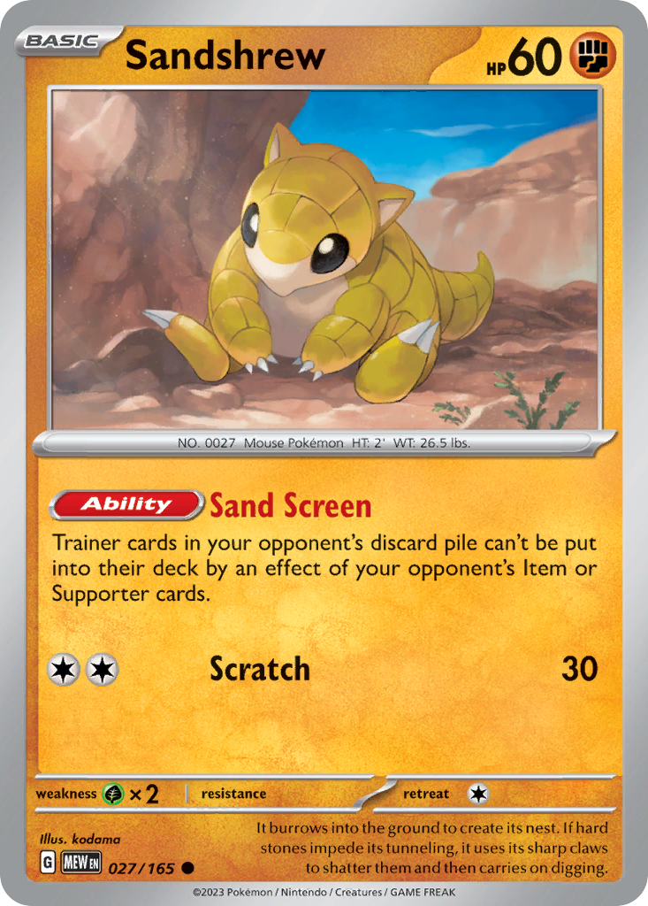 Sandshrew #27