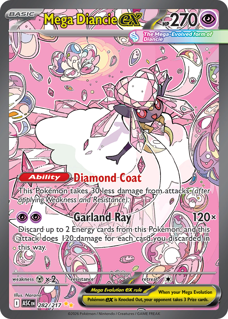Mega Diancie Ex #282