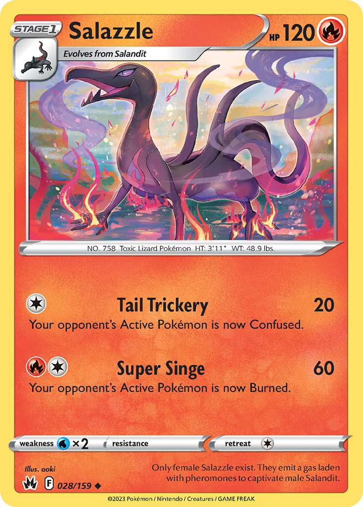 Salazzle Crown Zenith 28