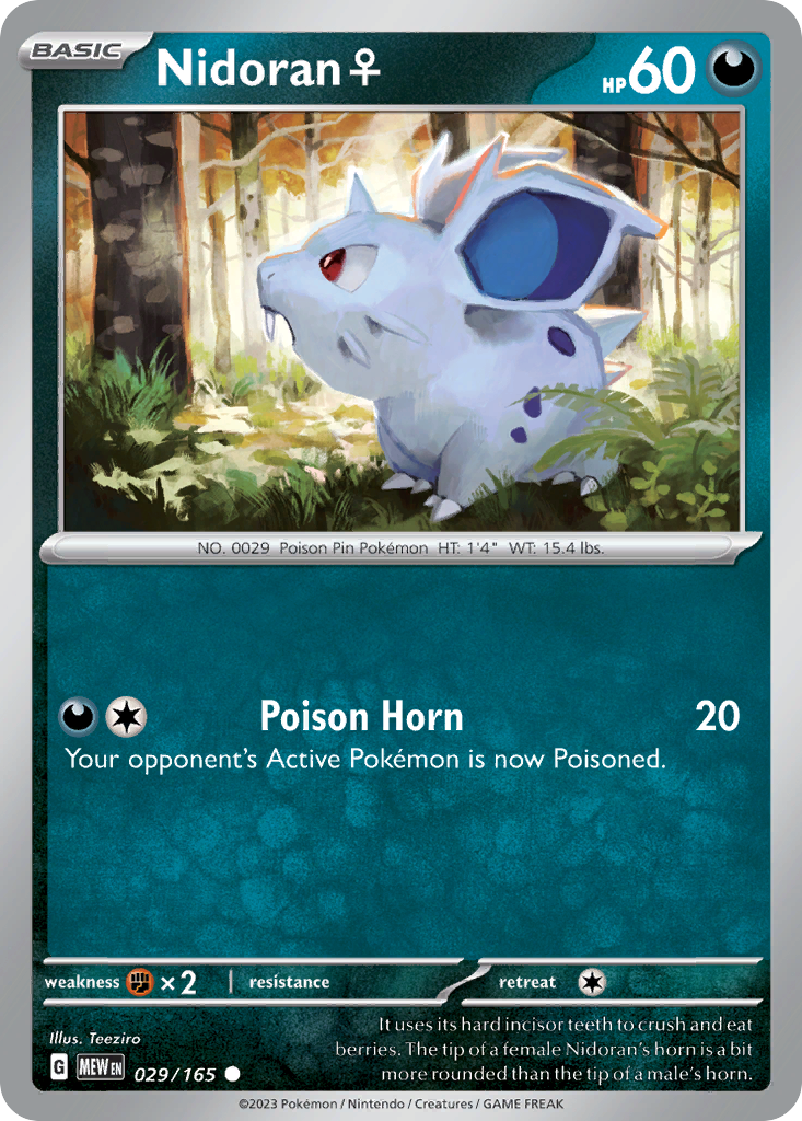 Nidoran ♀ 151 29