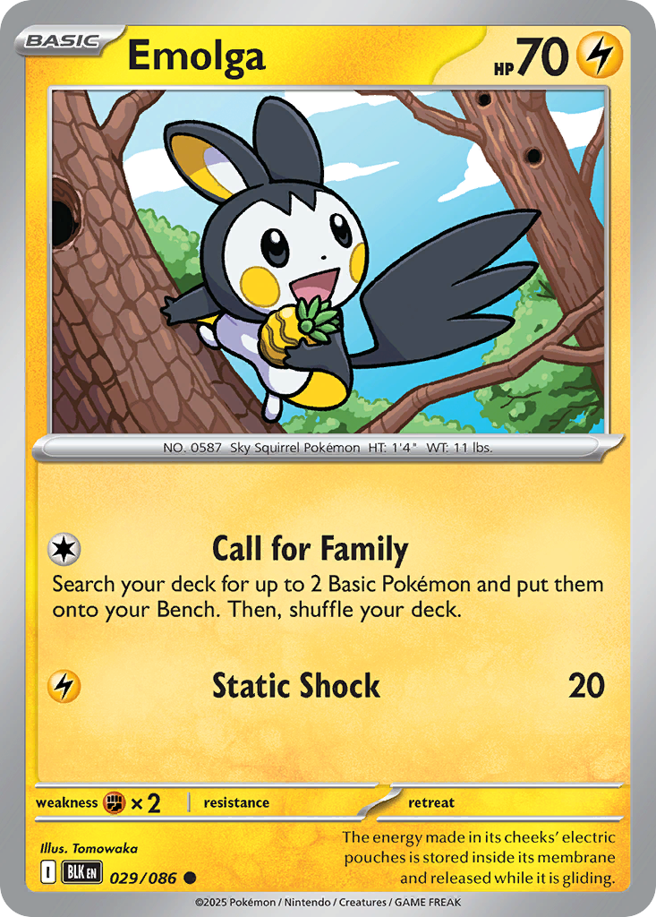 Emolga Black Bolt 29