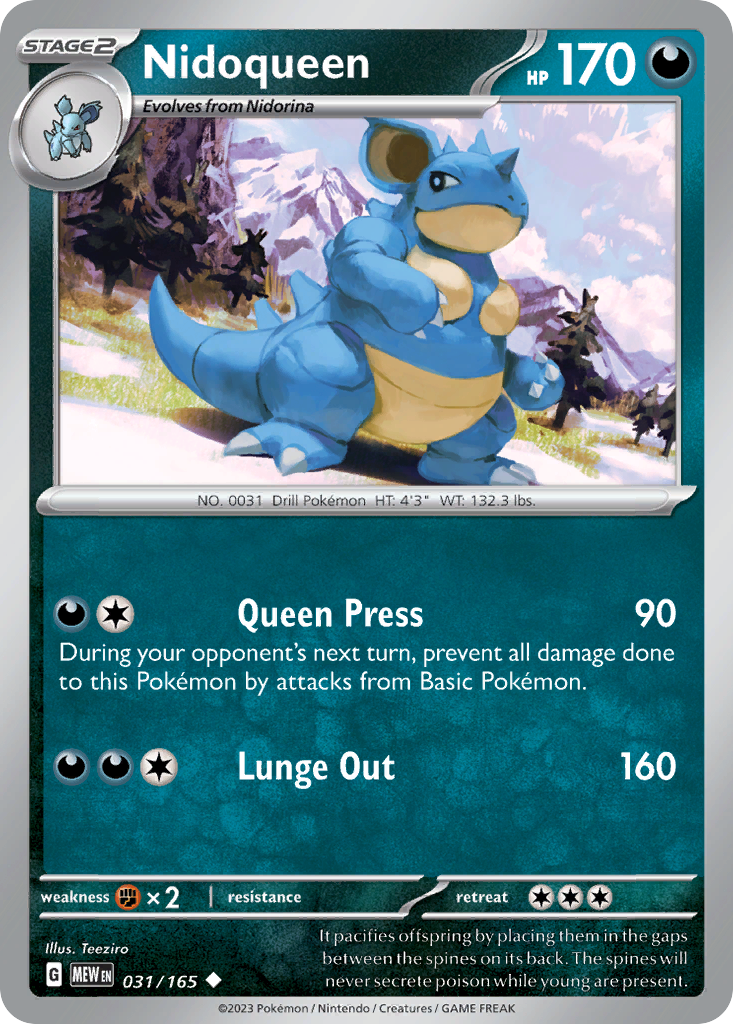 Nidoqueen 151 31