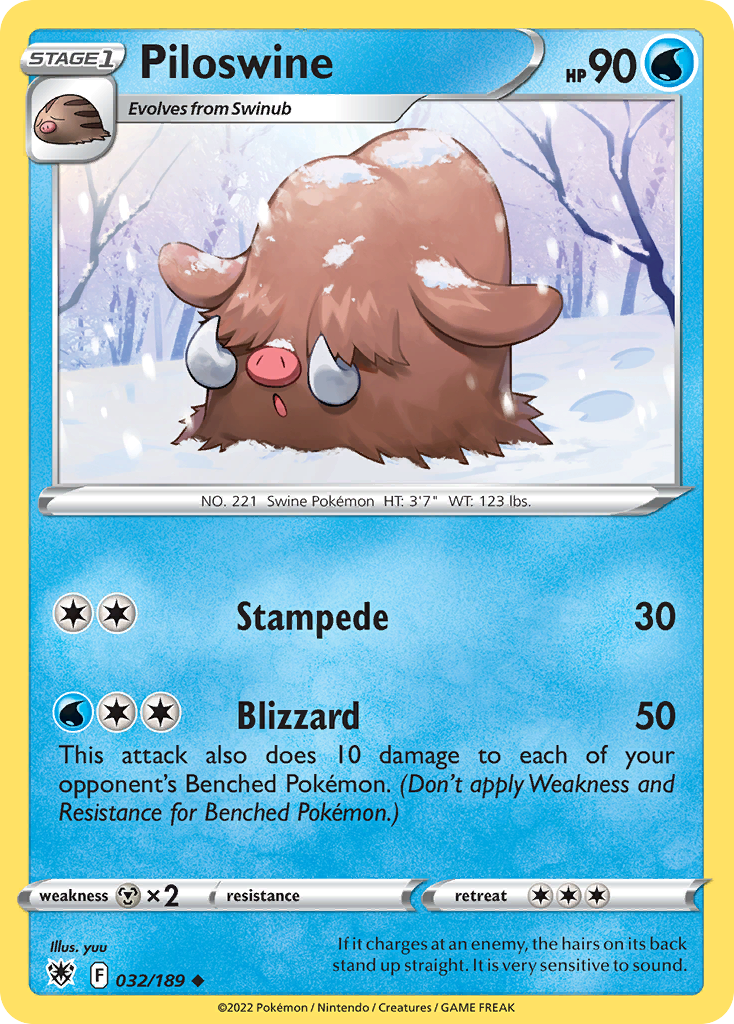 Piloswine Astral Radiance 32