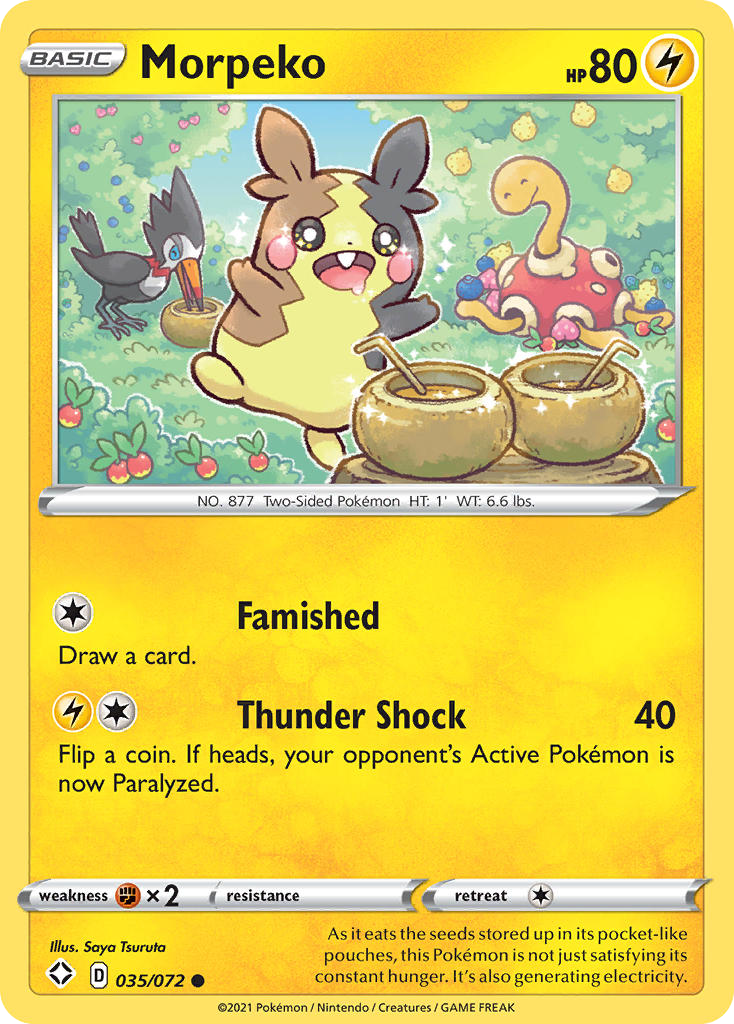 Morpeko Shining Fates 35