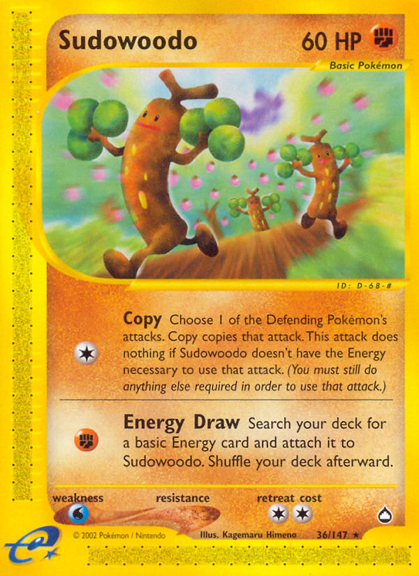 Sudowoodo Aquapolis 36