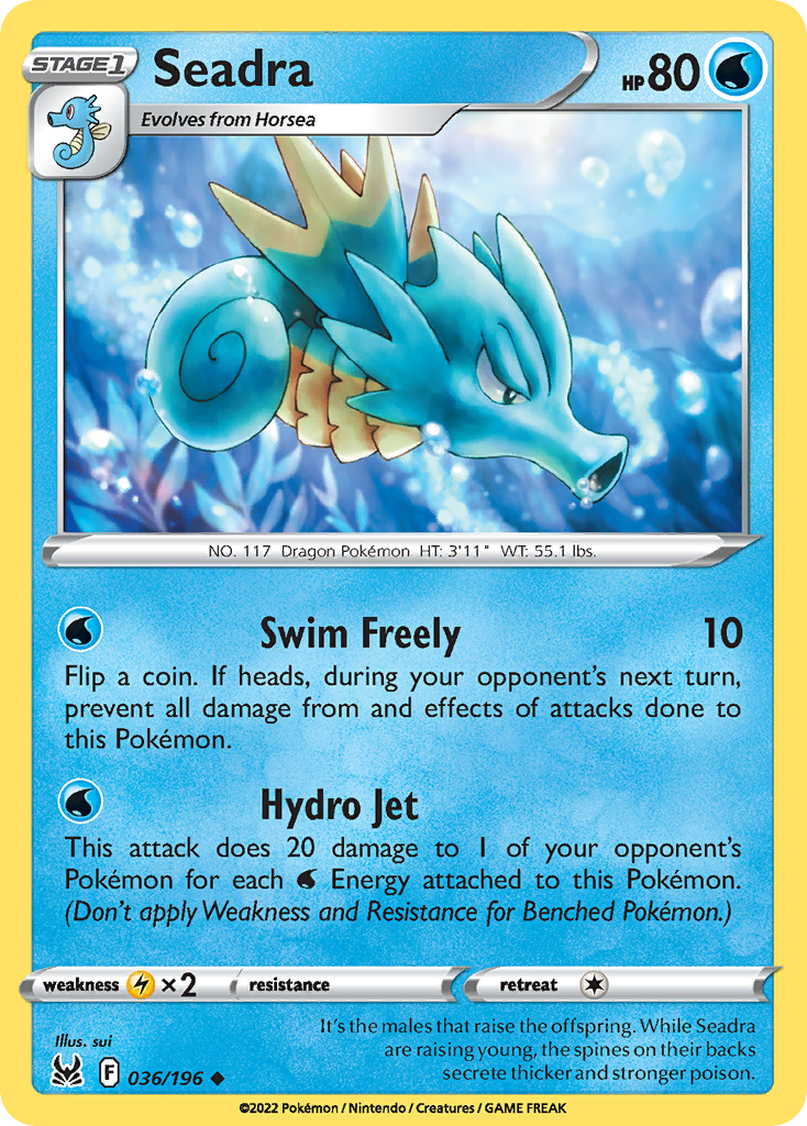 Seadra Lost Origin 36