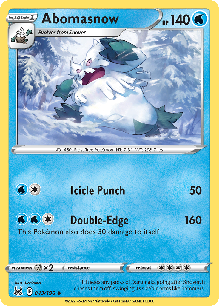 Abomasnow Lost Origin 43