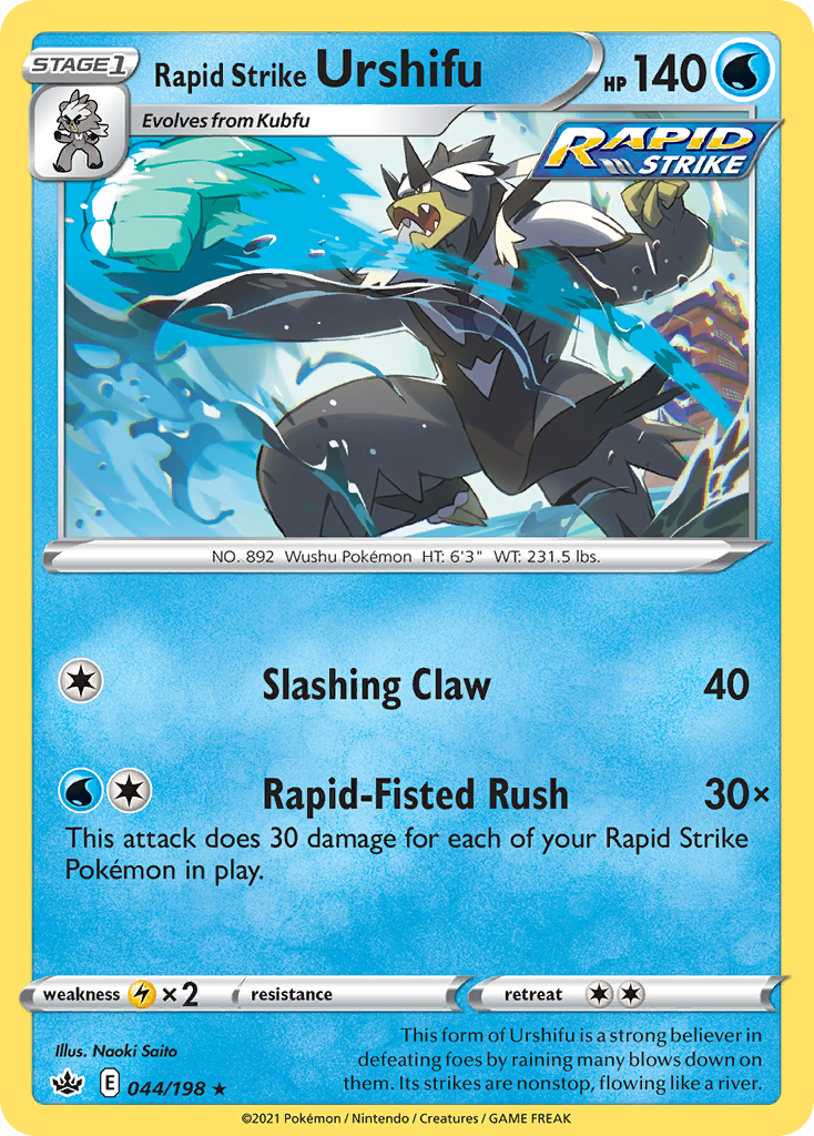 Rapid Strike Urshifu Chilling Reign 44
