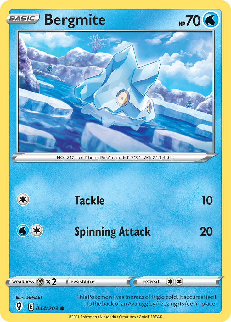 Bergmite Evolving Skies 44