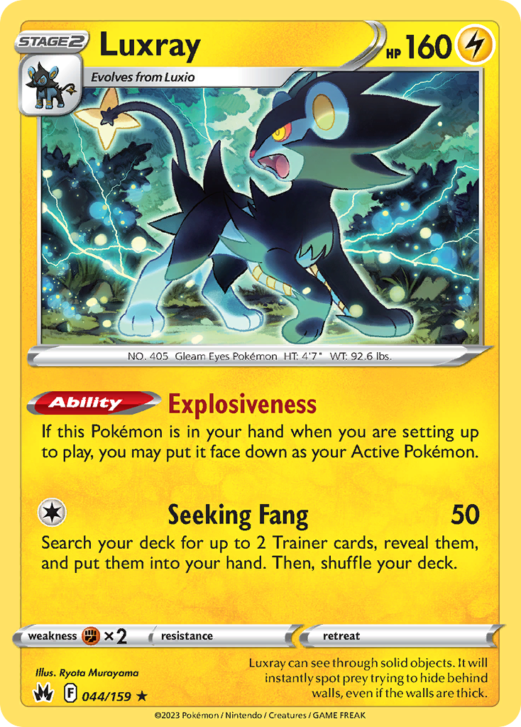Luxray Crown Zenith 44