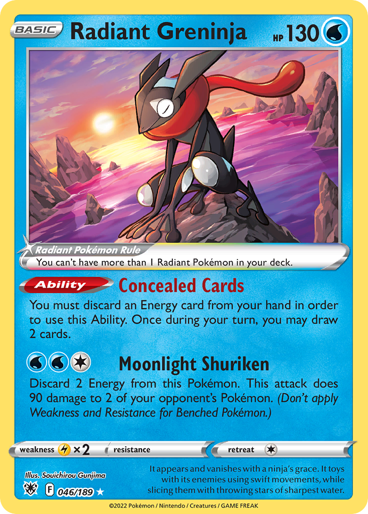 Radiant Greninja Astral Radiance 46