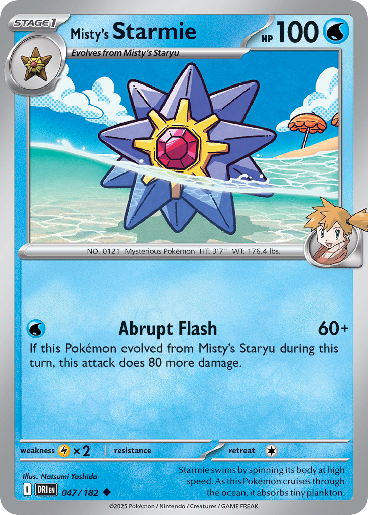Misty's Starmie Destined Rivals 47