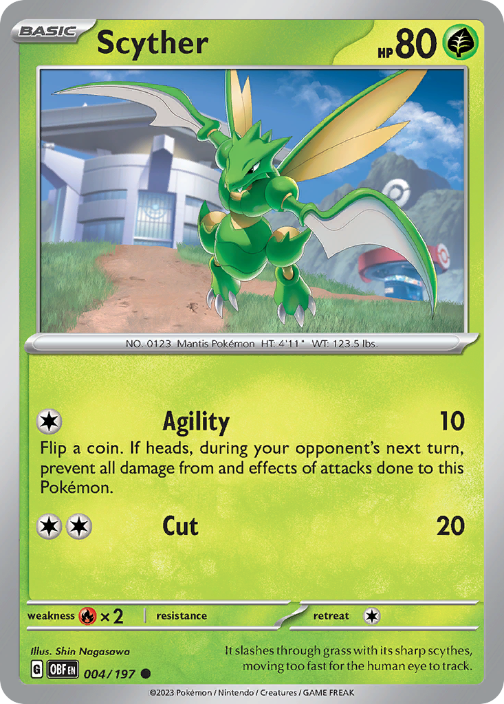 Scyther Obsidian Flames 4