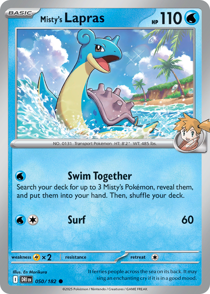 Misty's Lapras Destined Rivals 50