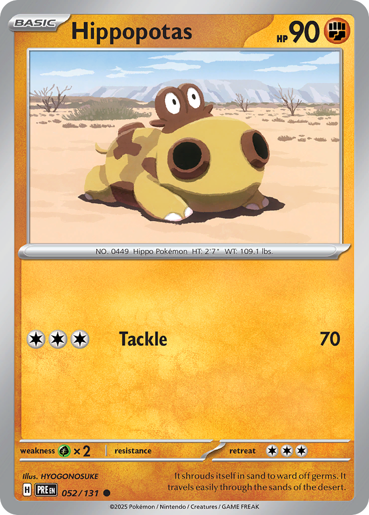 Hippopotas Prismatic Evolutions 52