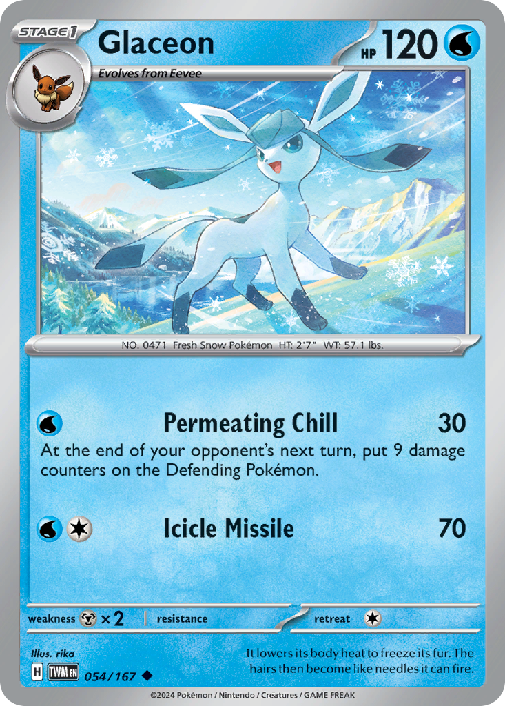 Glaceon Twilight Masquerade 54