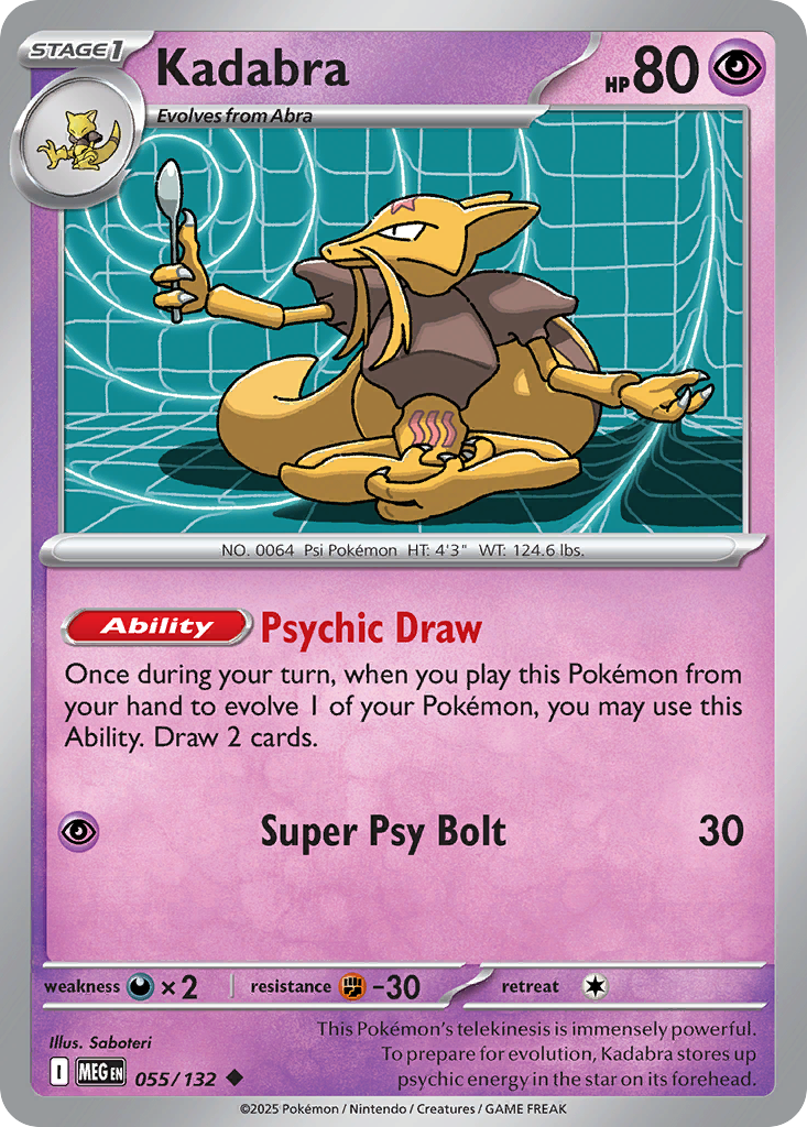 Kadabra Mega Evolution 55