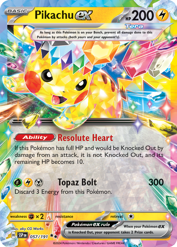 Pikachu ex #57