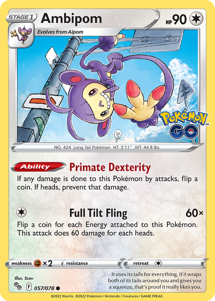 Ambipom Pokémon GO 57