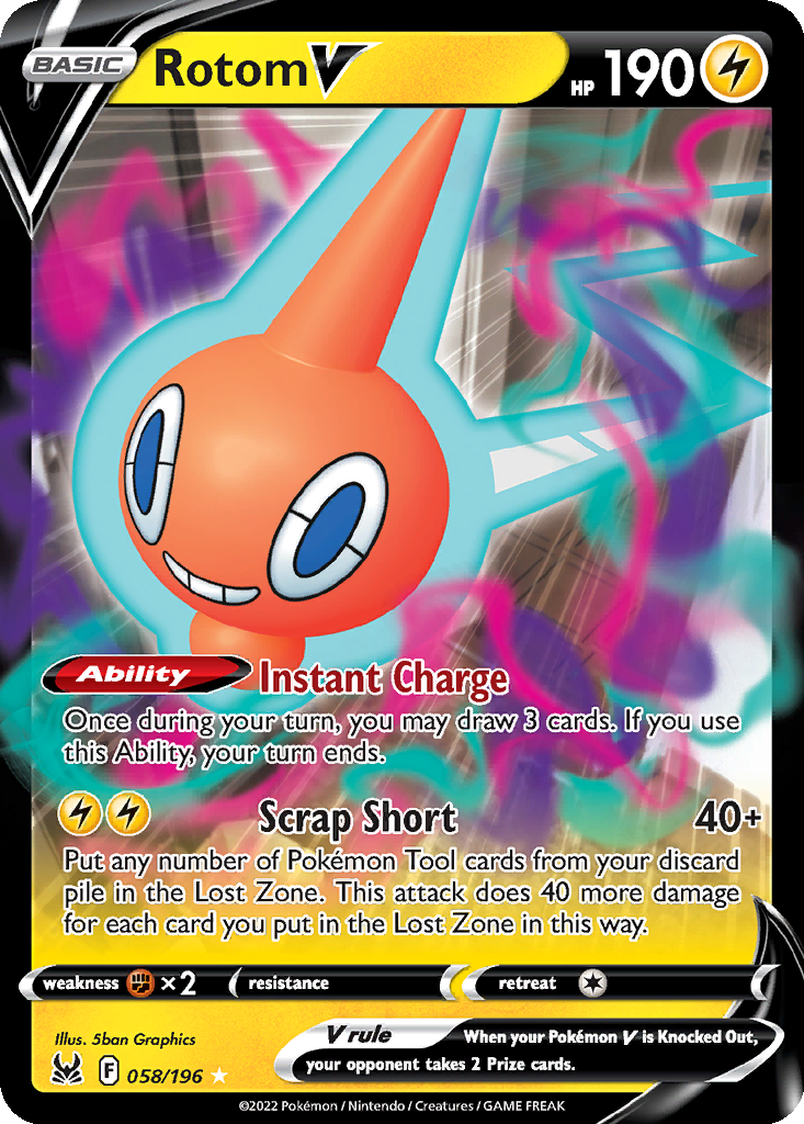 Rotom V #58