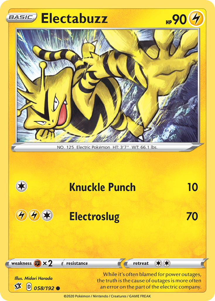 Electabuzz Rebel Clash 58