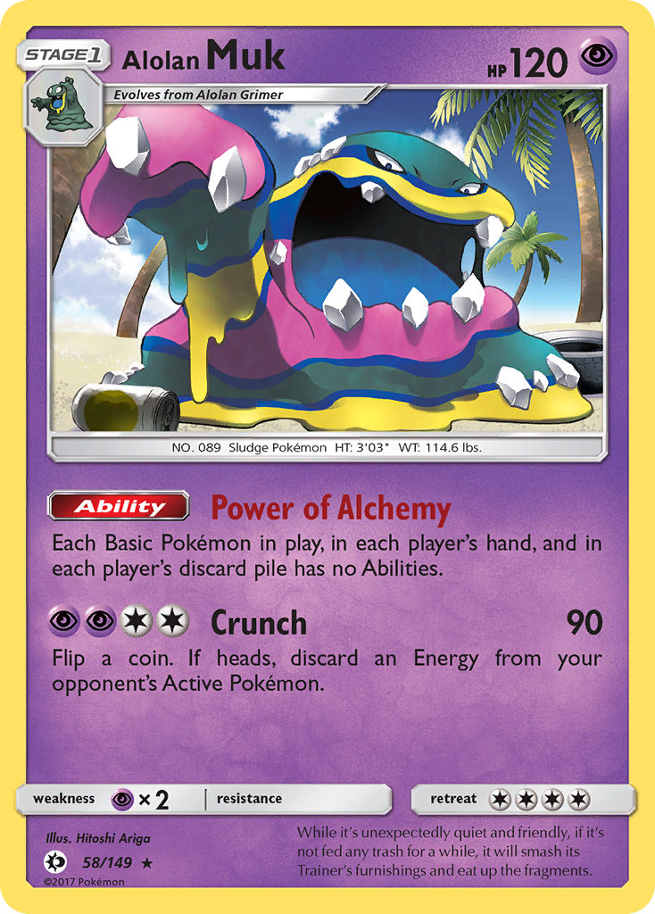 Alolan Muk Sun & Moon 58