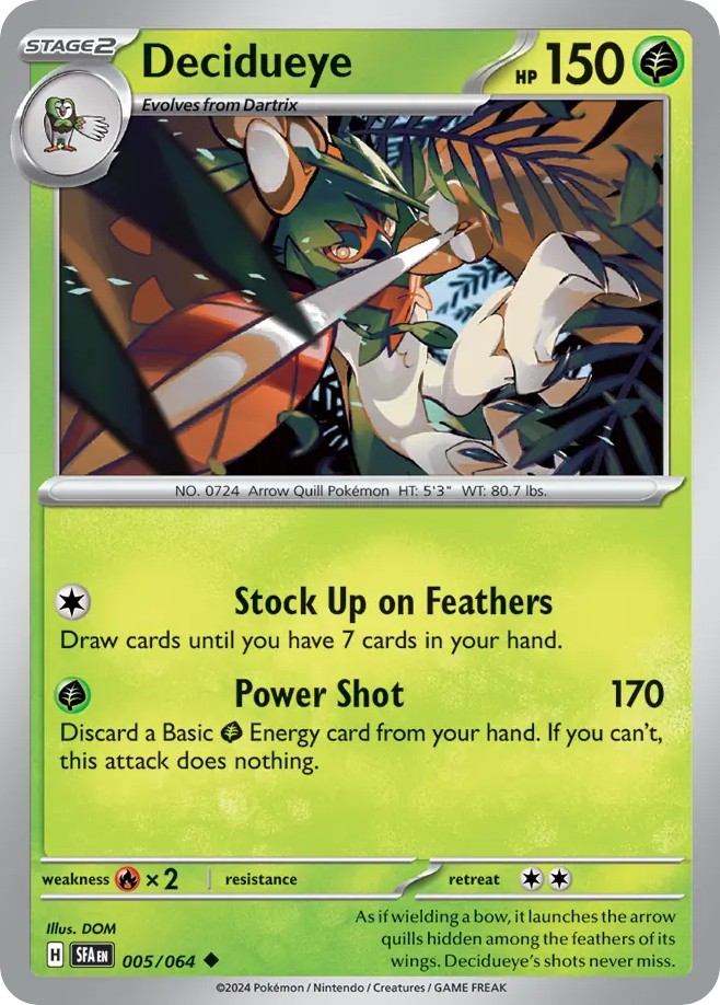 Decidueye Shrouded Fable 5