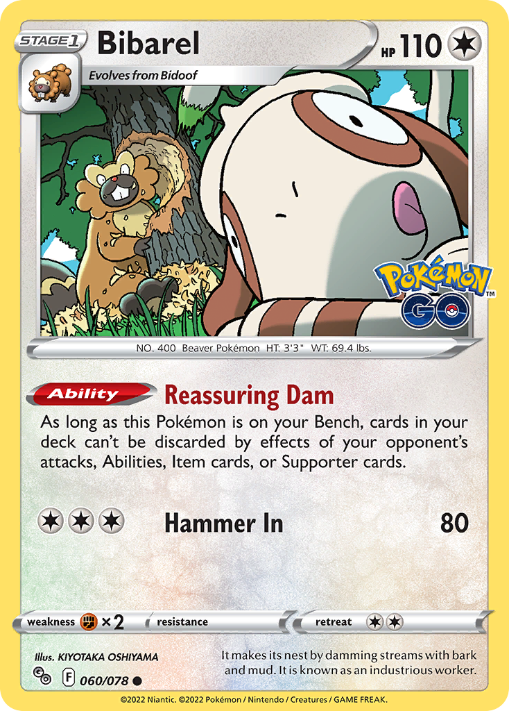 Bibarel Pokémon GO 60