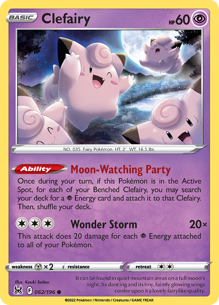 Clefairy Lost Origin 62