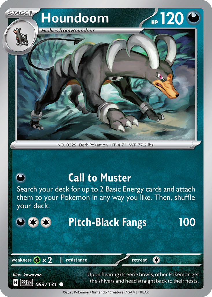 Houndoom Prismatic Evolutions 63