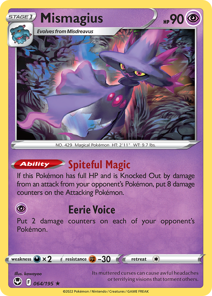 Mismagius Silver Tempest 64