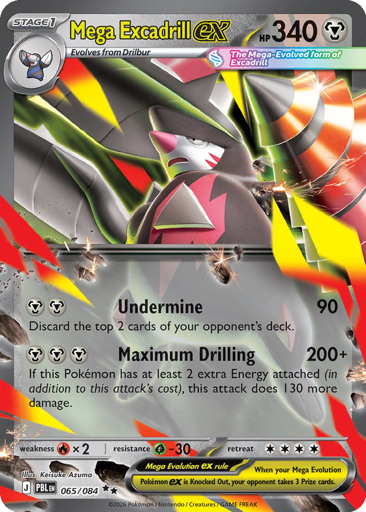Mega Excadrill ex #65