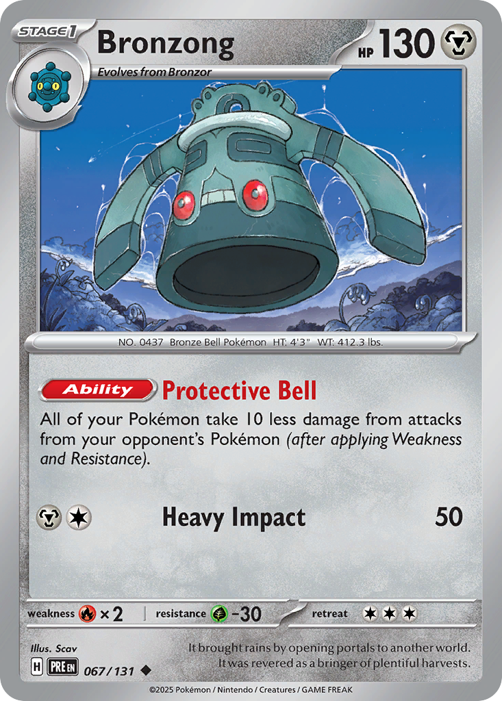 Bronzong Prismatic Evolutions 67