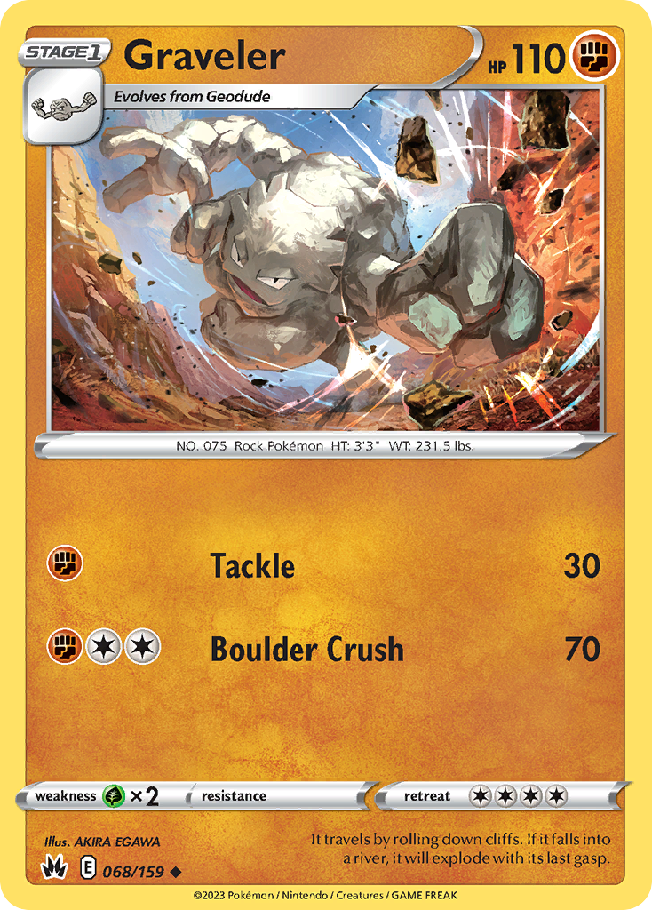 Graveler Crown Zenith 68