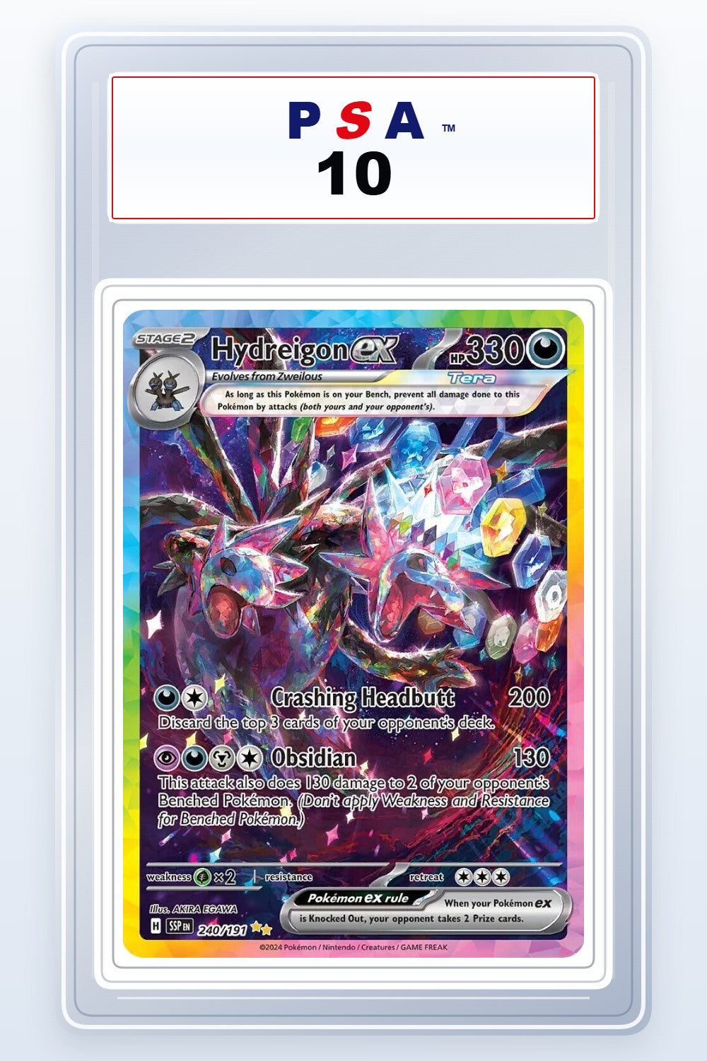 Hydreigon ex #240 PSA 10