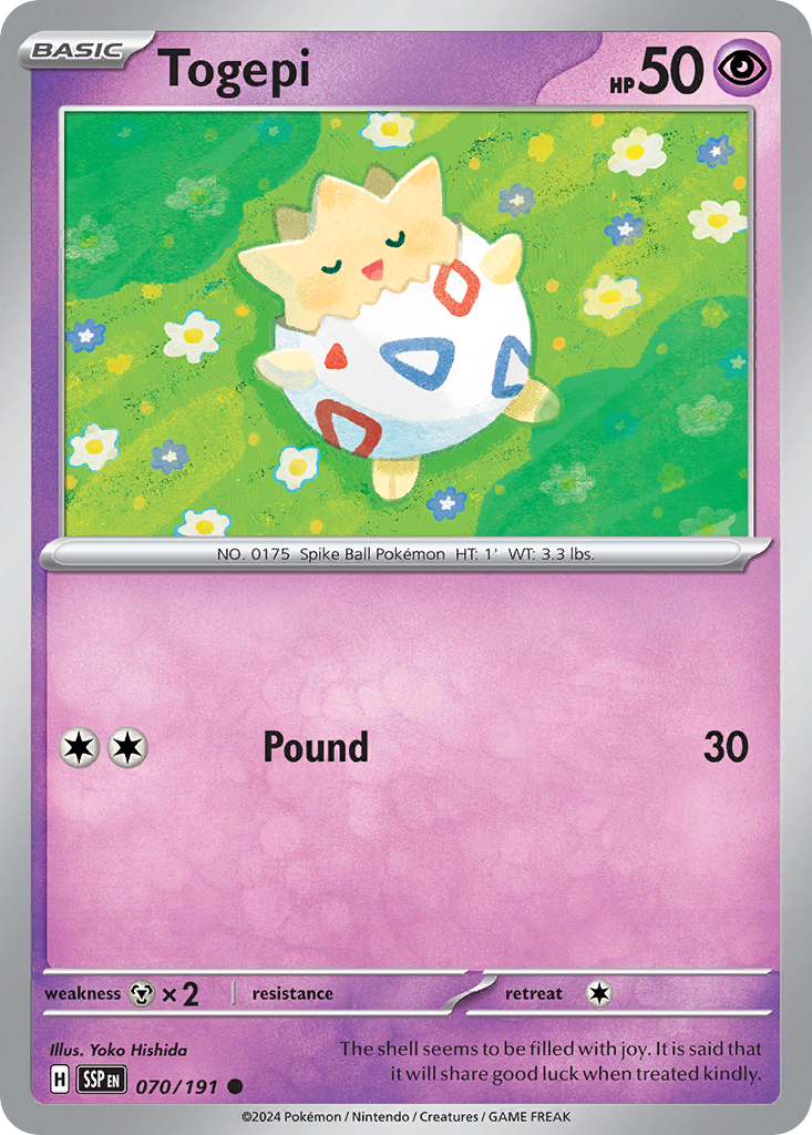 Togepi Surging Sparks 70