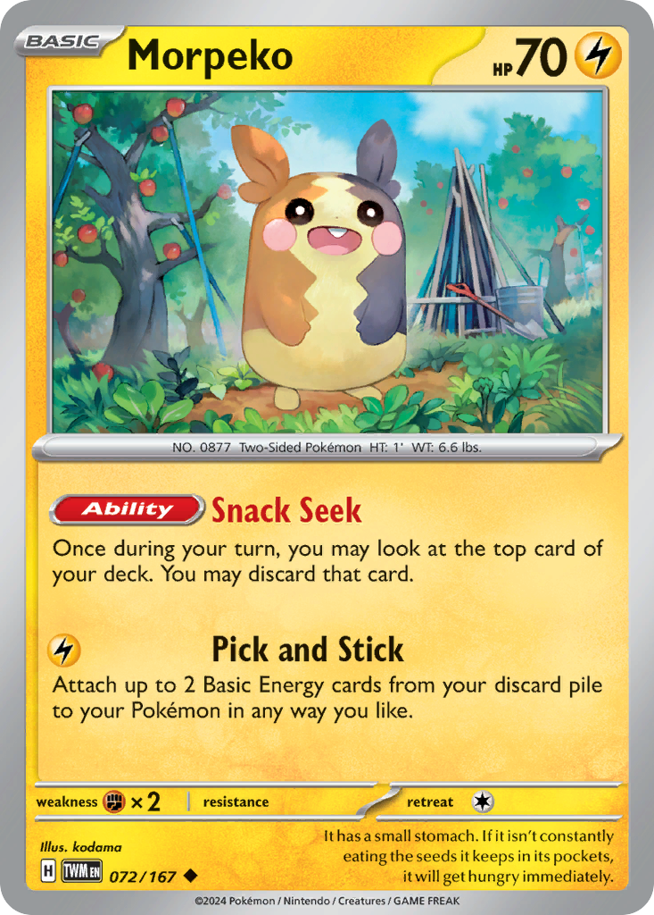 Morpeko Twilight Masquerade 72