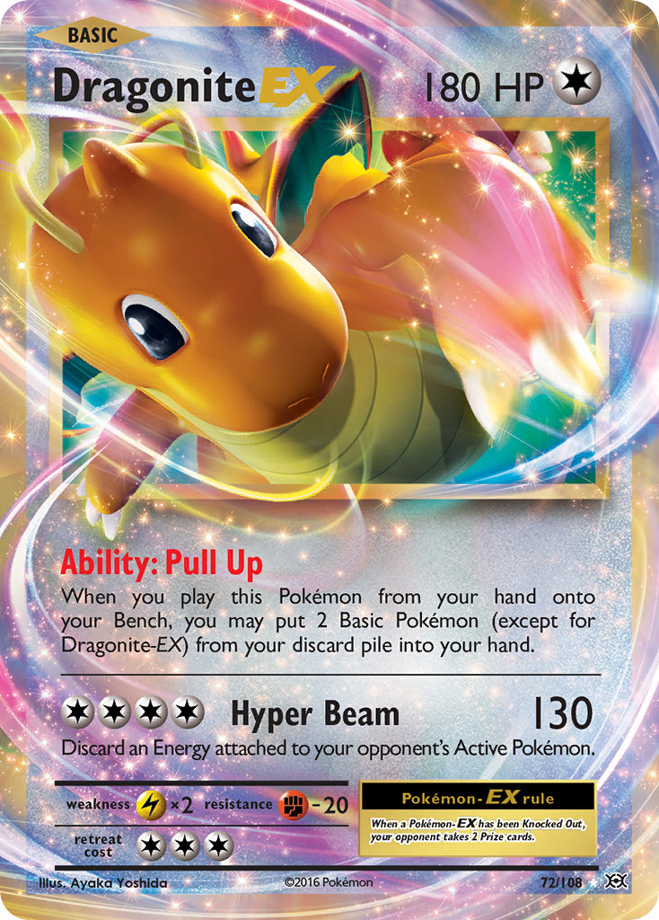 Dragonite-EX Evolutions 72