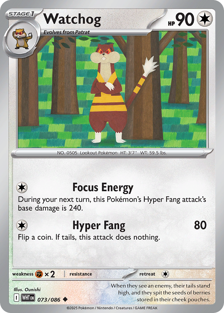 Watchog White Flare 73