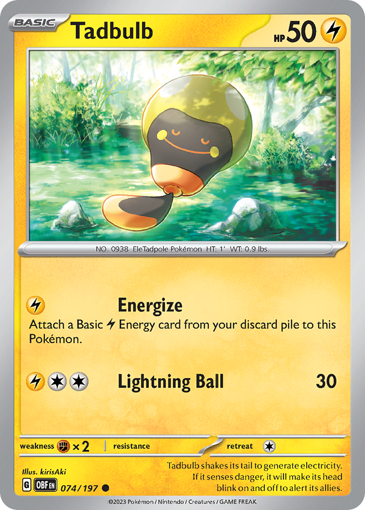 Tadbulb Obsidian Flames 74