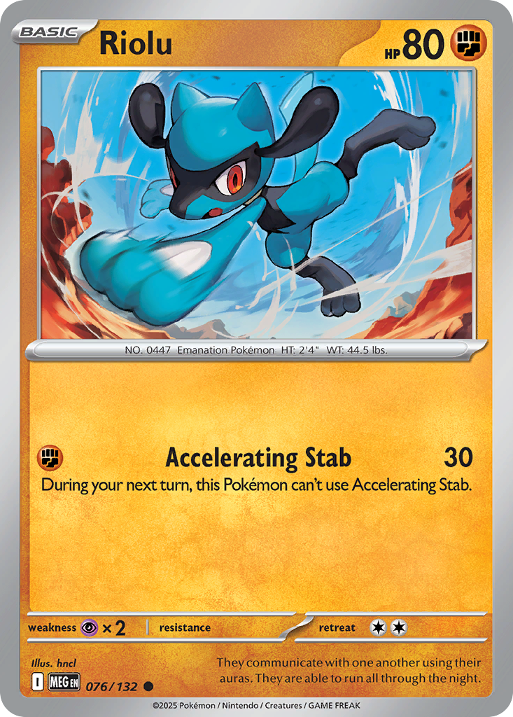 Riolu Mega Evolution 76