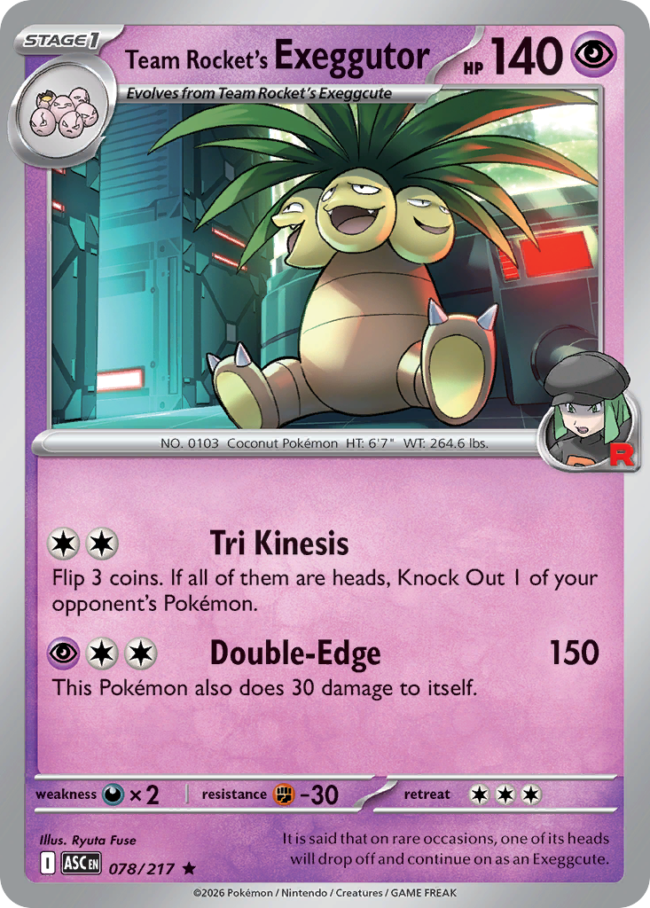 Team Rocket's Exeggutor #78