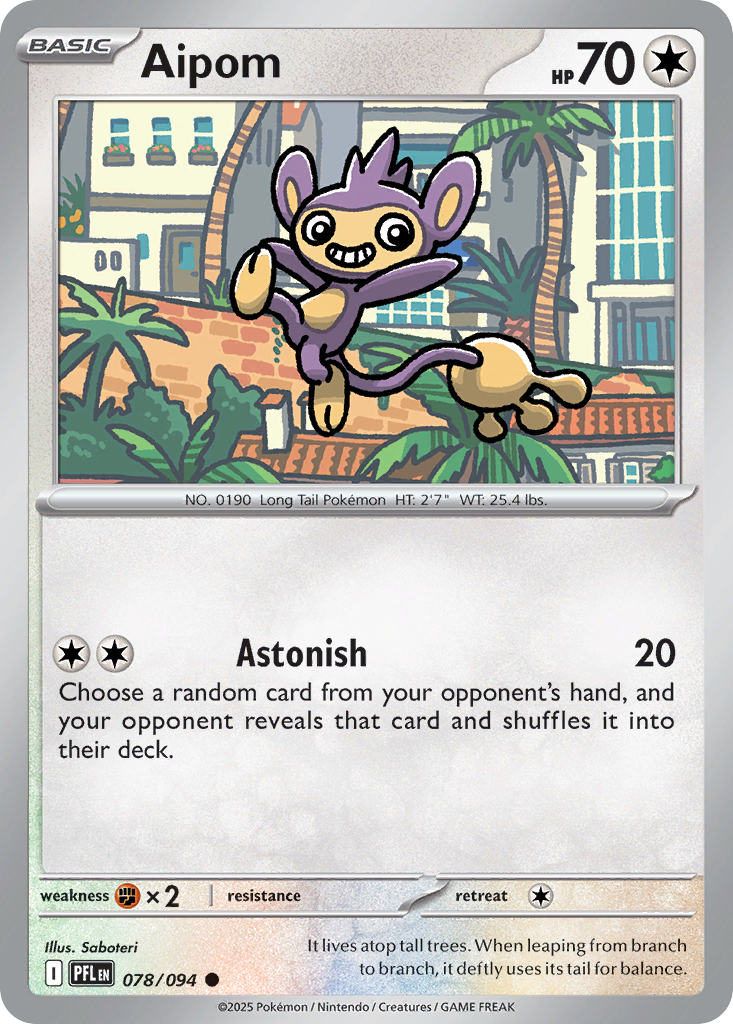 Aipom Phantasmal Flames 78